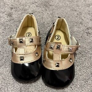Chic Kids Dress Shoes with Studded Accents